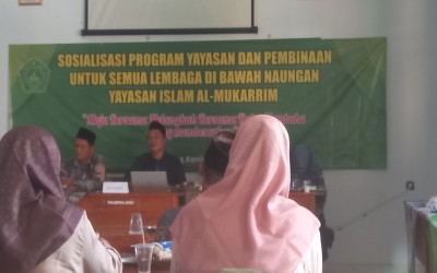 Yayasan Islam Al-Mukarrim Sosialisasikan Program Unggulan dan Pembinaan Lembaga Pendidikan